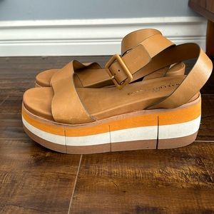 Barely used platform sandals from Naked Feet
